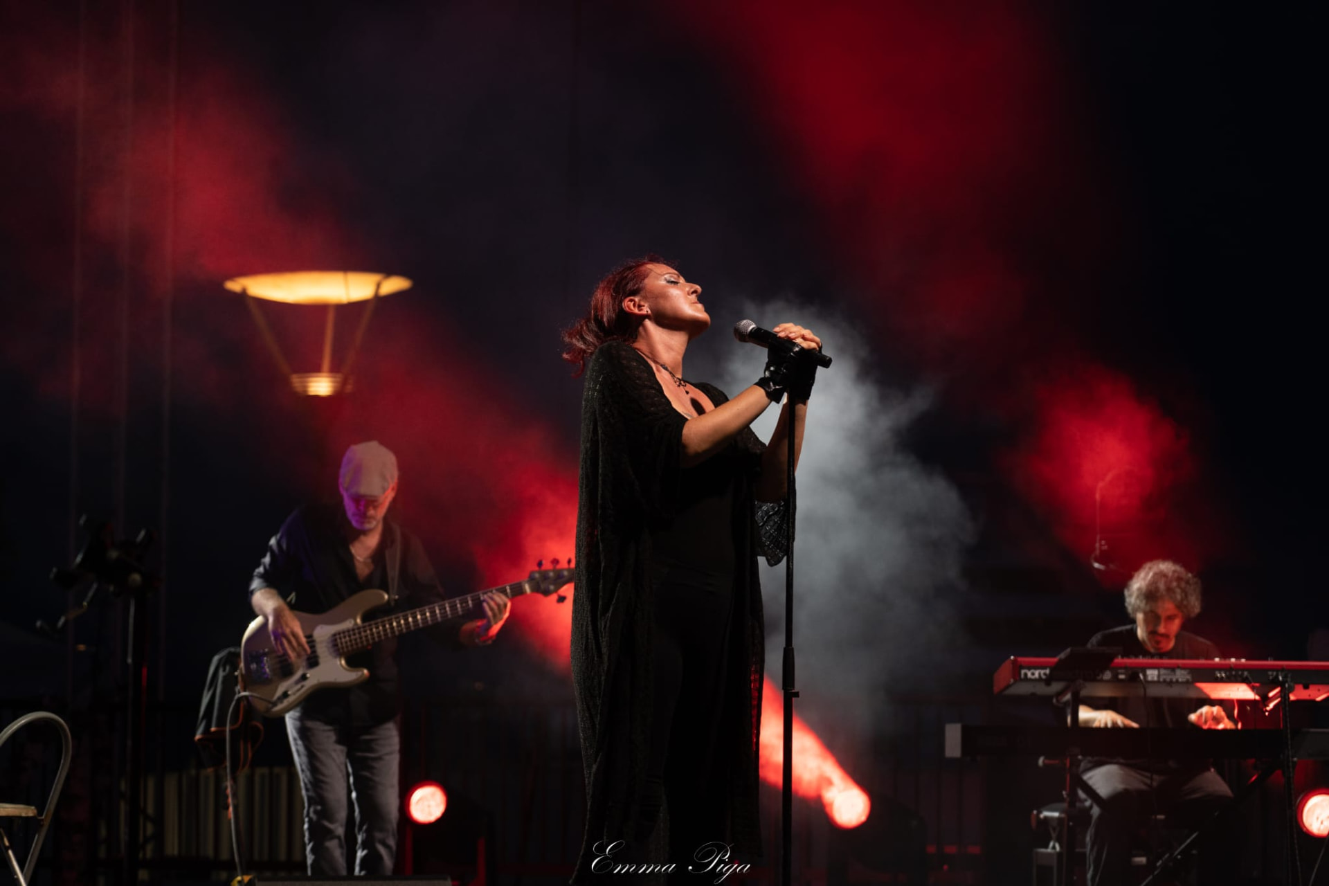 Ambiance de concert, lumières de scène